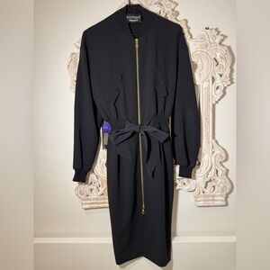 Moschino Black Midi Dress